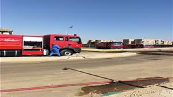 حريق جامعة السويس