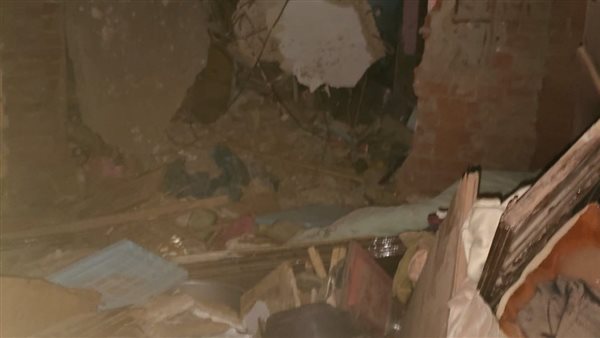 انهيار جزئي لعقار