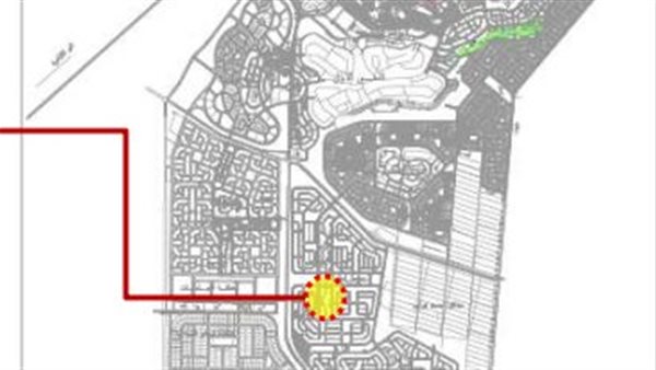 موقع القطعة علي الخريطة