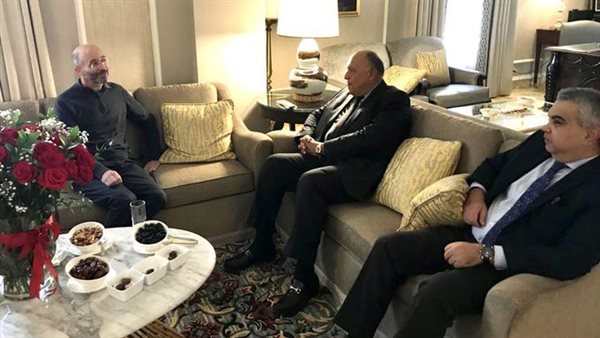 سامح شكري والمبعوث