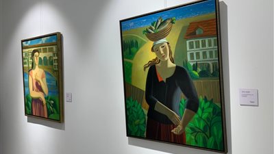 العراقية عفيفة لعيبي عن معرض محطات الغربة بالزمالك: لوحاتي موجهة للإنسانية