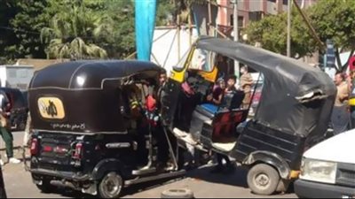 حالتهم خطرة.. إصابة 6 أشخاص في حادث تصادم بـ سوهاج