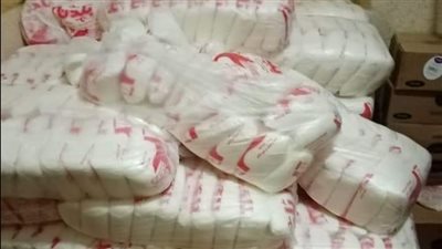 ضبط 6 أطنان ملح وسكر مجهولة المصدر بالبحيرة