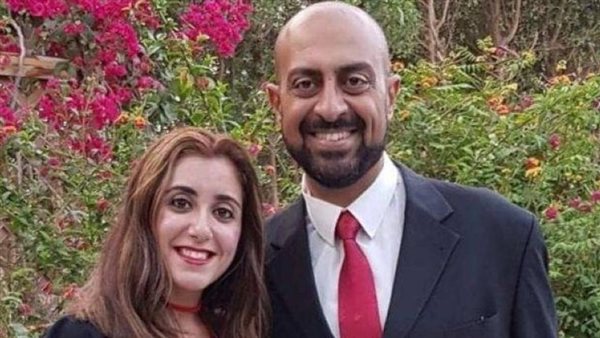 مايكل فهمي وزوجته