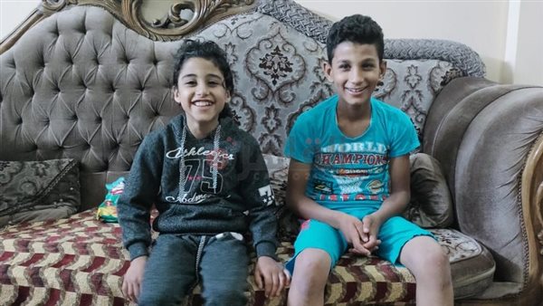 الطفلين محمد وشقيقته
