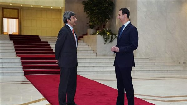 عبدالله بن زايد وبشار