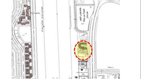 موقع القطعة علي الخريطة