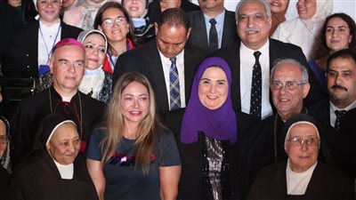 وزيرة التضامن تشهد تدشين جمعية لخريجات مدرسة الراهبات الفرنسيسكانيات 