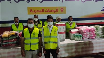بالتعاون مع تحيا مصر.. تسليم مواد غذائية لـ 3000 أسرة وتجهيز 25 عروسة 