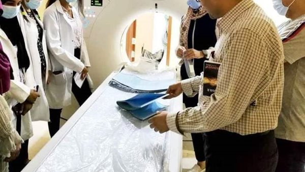 تدريب طاقم مستشفى