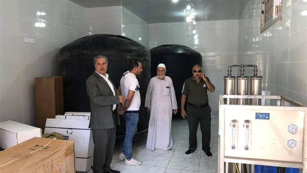 تركيب وحدة المياه