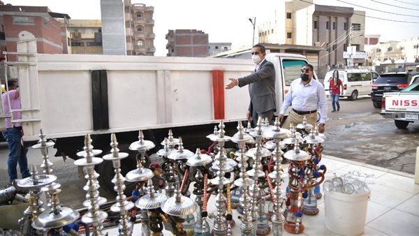 ضبط 65 شيشة في أحد