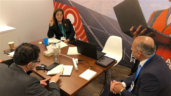 جانب من لقاء وزيرة