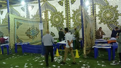 انطلاق فرز الأصوات في انتخابات نادي المنيا الرياضي | صور