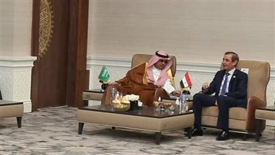 صورة تكشف أول لقاء سعودي - سوري رسمي منذ اندلاع الأزمة السورية