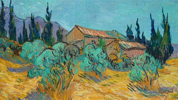 أكواخ خشبية بين أشجار