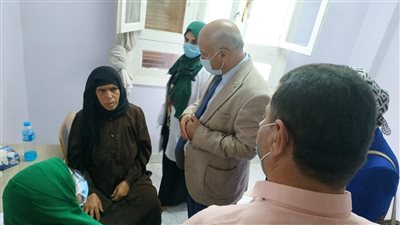 وكيل صحة الغربية يتابع توقيع الكشف الطبي على 1600 مواطن في قافلة طبية ضمن 
