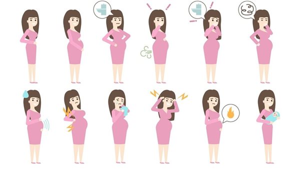 أعراض الحمل بالصور