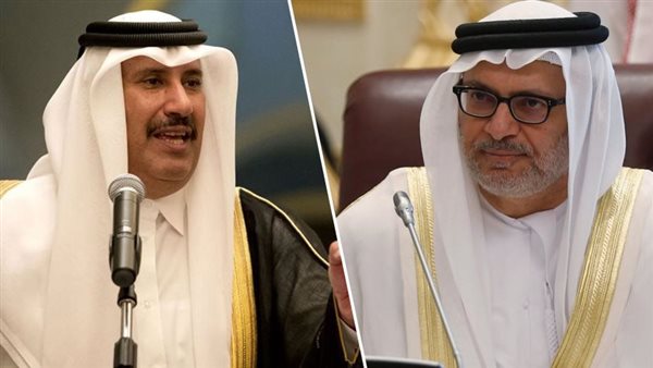 أنور قرقاش وحمد بن