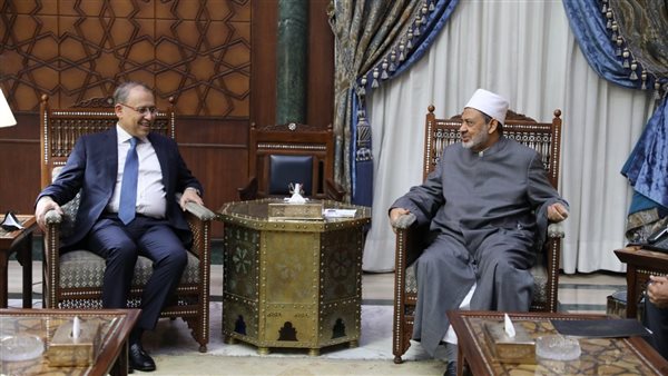 شيخ الازهر مع سفير