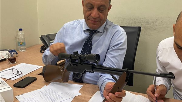 البندقية بعد ضبطها