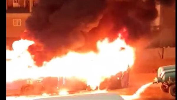 حريق حافلة المرج