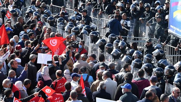 مظاهرة في تونس