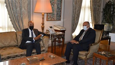 وزير الخارجية يبحث مع نائب رئيس المجلس الرئاسي الليبي خروج المرتزقة | صور