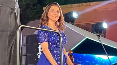 ماجدة الرومي تهدي حفل مهرجان الموسيقى العربية لروح الموسيقار جمال سلامة