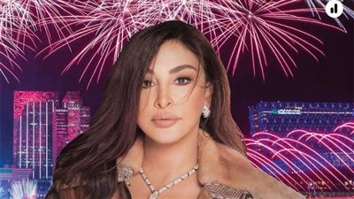 إليسا تصل إلى مطار أبو ظبي استعدادًا لحفل رأس السنة غدًا