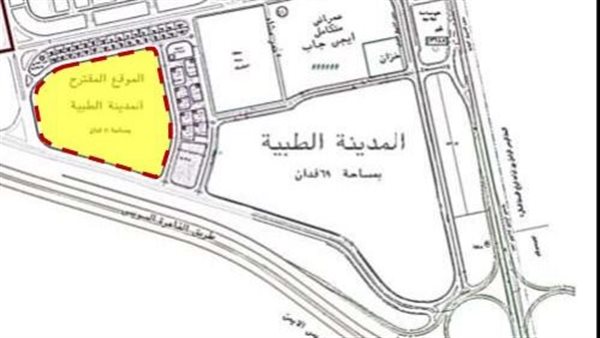 موقع قطعة الأرض الاستثمارية