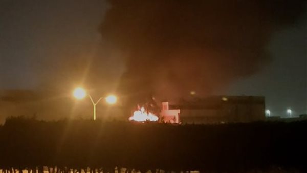 حريق شقة سكنية -