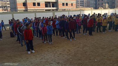 دخول مدرسة سميرة موسى للتعليم الأساسي الخدمة بحدائق أكتوبر │ صور