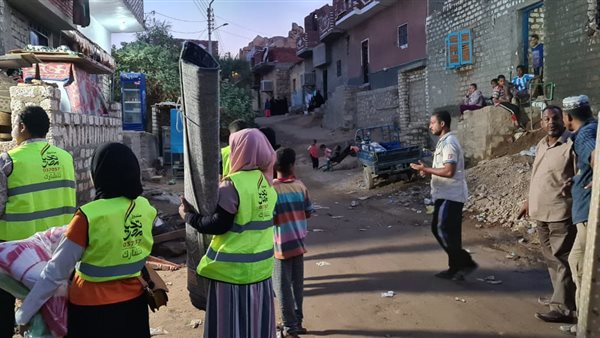 قوافل تحيا مصر توزع