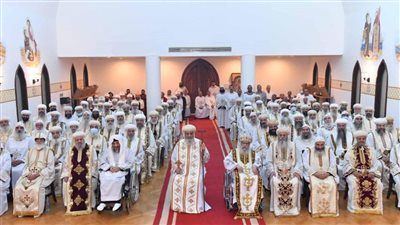 الكنيسة الأرثوذكسية تقيم قداس العيد التاسع لتنصيب البابا تواضروس الثاني | صور