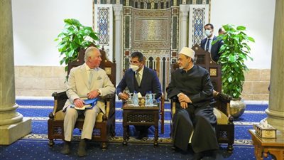 الإمام الأكبر والأمير تشارلز يناقشان أزمة تغير المناخ والحلول الممكنة لمواجهتها