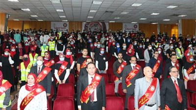 احتفالية كبرى على هامش انطلاق ماراثون انتخابات اتحاد طلاب جامعة المنوفية