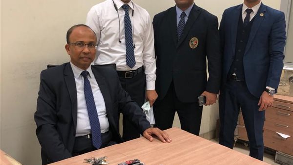 المضبوطات بحوزة رجال