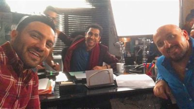 شريف بديع صديق ميدو عادل ومحمد السعدني في أبو العروسة 3