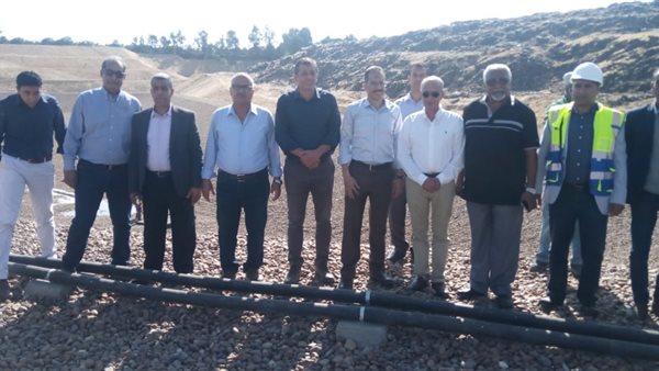 تسليم مدفن جديد للمخلفات