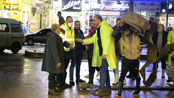 متابعة أعمال سحب