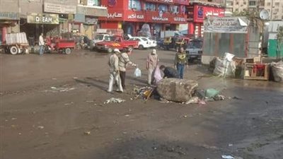 رفع 1186طن مخلفات بشوارع حي شرق شبرا الخيمة 