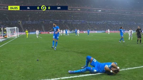 مباراة ليون ومارسيليا