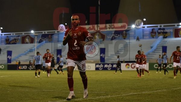 احتفال أفشة بهدفه