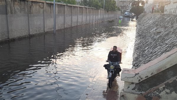 غرق شوارع الإسكندرية