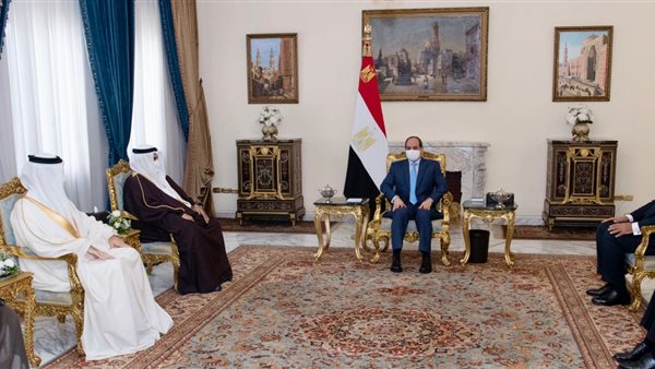 السيسي يستقبل الشيخ