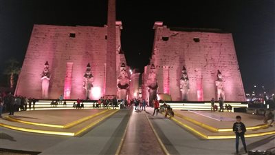 بعد قليل.. بدء بروفات افتتاح طريق الكباش بالأقصر