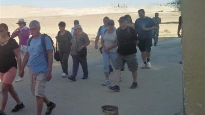 وفد سياحي من 3 دول يزور المناطق الأثرية بالمنيا