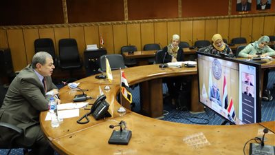 سعفان يبحث مع ممثلي البنك الدولي توفير الحماية الاجتماعية والصحية للعمالة غير المنتظمة