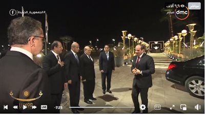 رئيس الشيوخ يشهد افتتاح طريق الكباش بالأقصر